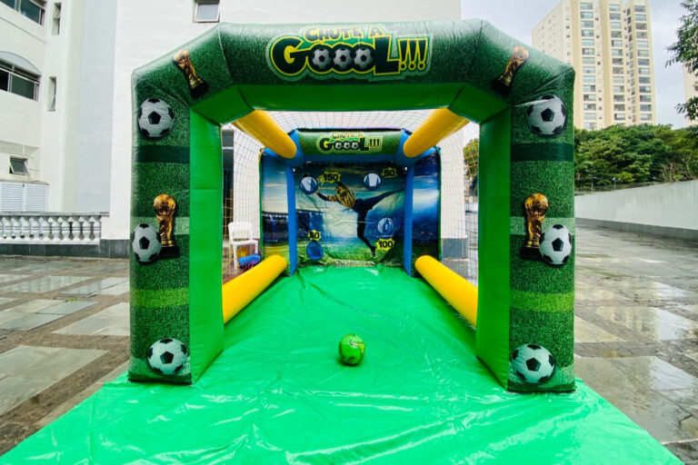 Chute à gol para aluguel em festa infantil na Zona Leste de São Paulo - Luck Kids
