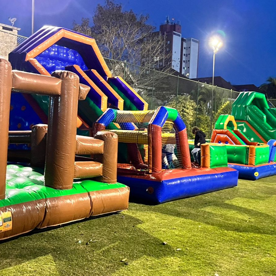 Circuito de Obstáculos Inflável para aluguel em festa infantil na Zona Leste de São Paulo - Luck Kids